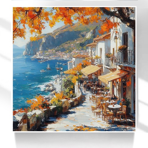 Leinwand bild meer landschaft - leinwand,