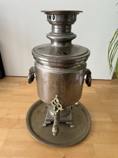 Samowar Holzkohle Tula Antik Gemarkt  1899 Brüder Schamarinich