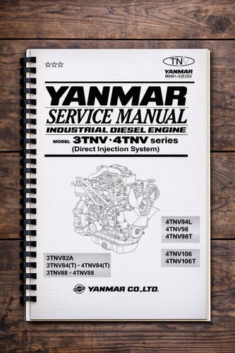 Yanmar 3tnv 4tnv serie service - 3tnv,