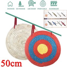 50x2cm Bogenschießen Zielscheibe Stroh Pfeile Ziel Sportschießen SportZubehör DE
