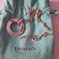 Tiffany Circle Kreis Kette Silber Original