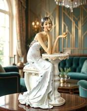 Frauenfigur Abendkleid Figur