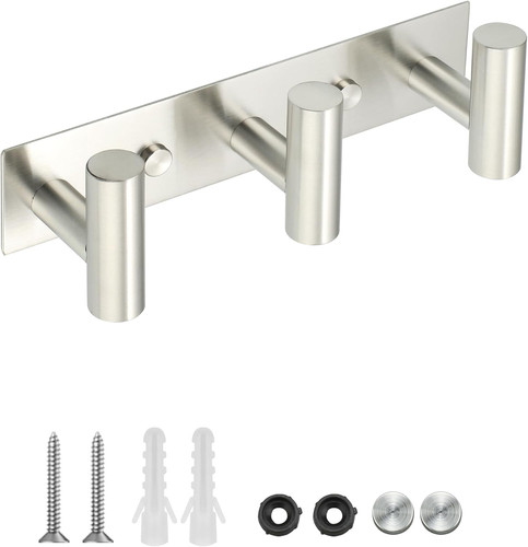 Garderobenleiste mit haken - garderobenleiste, 3