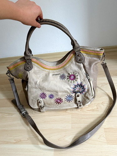 Desigual schultertasche beige - desigual,