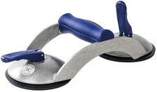 Bohle Saugheber Tragegriff Vakuumheber Quergriff Aluminium 2-Kopf 70kg Ø-120mm