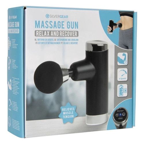 Mini massage gun - gun, silvergear