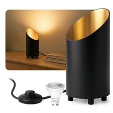 Bodenlampe AUREVA Uplight mit LED GU10 fourSTEP 5W warmweiß Tischlampe Stehlampe