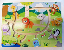 Lernspielzeug Zoo von KIDLAND aus Holz 30 x 22,5 cm Puzzle Feinmotorik