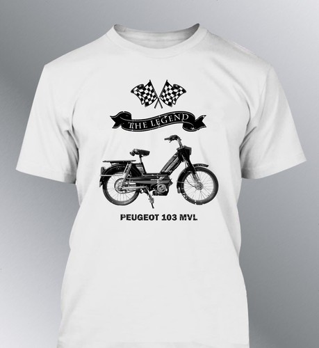 Shirt herren peugeot 103 mvl - t-shirt,
