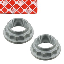 2x febi Achsmutter