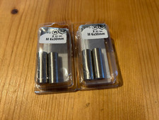 4 Stück Gewindehülsen distanzbuchsen rund M6 x 30 mm Edelstahl unbenutzt !