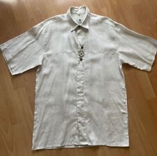 Trachtenhemd  Linobel alpenland  beiges Reines Leinen rustikal cooles Hemd Gr.40