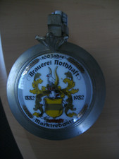 Bierkrug 100 Jahre Brauerei Nothhaft Marktredwitz Jubiläumskrug 0,5 Liter