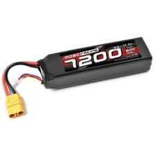 mobo-racing LiPo 3S 11,1V 7200mAh 60C Akku XT90 Semi-Soft Team Corally XT-90
