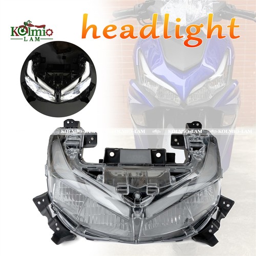 Motorcycle front headlight - front,