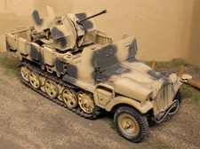 Maßstab 1:35 SdKfz 1 to mit Flak gebaut und gealtert