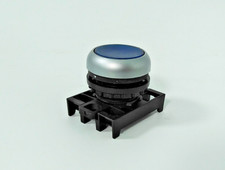 2x Eaton RMQ Titan M22 Drucktaster Ø22 Blau Rund Rastend IP69 - gebraucht