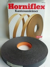 50 m Holz Dekor 23mm Samtesche schwarz Melamin Schmelzkleber Umleimer Bügelkante