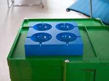 Rare ashtray valet tray Sampa for Olivetti Giorgio Soavi 1965, Eames Panton aera