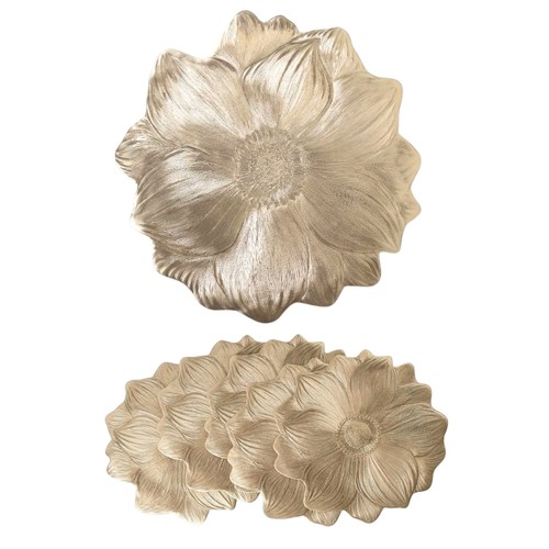 Platzset metallic blume - metallic,