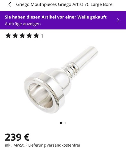 Griego mundstück großer - 7c,