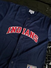 Starter Jersey Shirt Cleveland Indians Size L ⚾️⚾️ Retro Vintage Indians Trikot