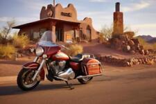 Wandbild: Route 66-Schild mit