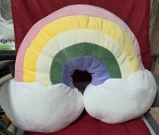 Pastell-Regenbogen-Kissen –