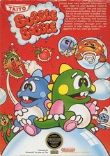 Nintendo nes bubble bobble - nintendo,