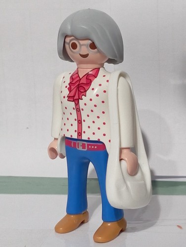 Playmobil figur alte oma mit - figur,