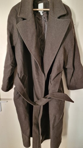 Damen mantel wolle braun - h&m,