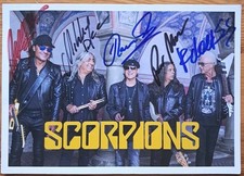 Scorpions Orig Autogramm signiert  Musik Rock - XL AK