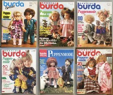 Konvolut Burda special spezial Puppenmode Schnittmusterhefte nähen Puppenkleider