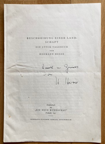 Hermann hesse beschreibung - hermann,
