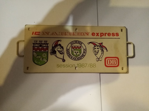 Zuglaufschild metall - zuglaufschild,