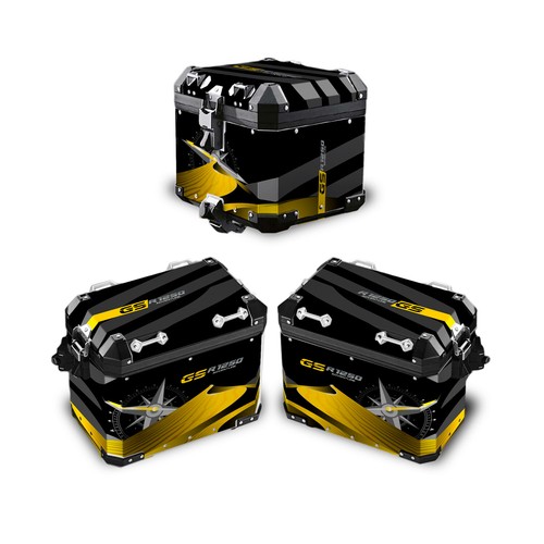 Kit aufkleber koffer alu - aufkleber,