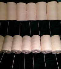 Runddocht Kerzendocht Docht Flachdocht von superdünn Nr. 00 bis superdick Nr. 30