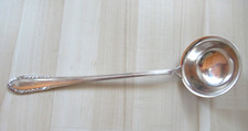 G.J.  Georg Jensen  Schöpflöffel Schöpfkelle 90er Silber-Auflage L 34 cm