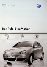 298919) VW Polo 9N BlueMotion - Preisliste & Extras - Prospekt 01/2007