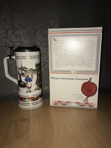 Bierkrug 700 jahre dortmund - bierkrug,
