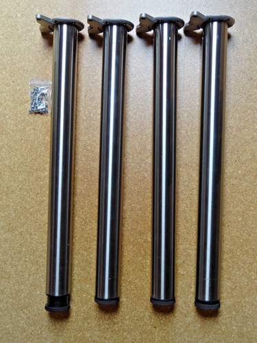 Vidaxl tischbeine set chrom - 4, tischbeine-set