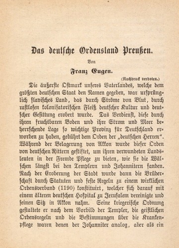 Das deutsche ordensland - das,