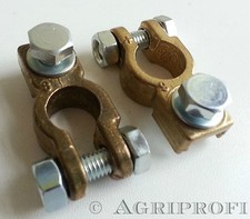 Satz Batteriepolklemmen