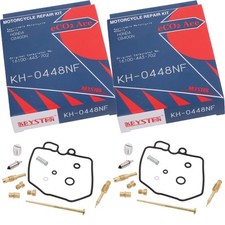 2x Vergaser Reparatursatz für Honda CB400 N Euro 1978-1985 CB400N Keyster 2 Kits