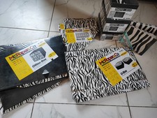 Set Büro Organisation Boxen Schubladenboxen Fotoboxen Fotomappen Zebra Design 