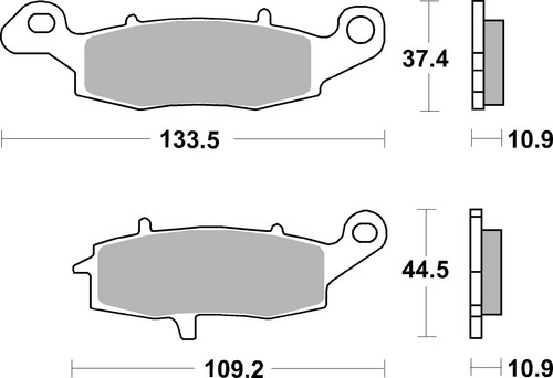 Brembo bremsbelagsatz - brembo,