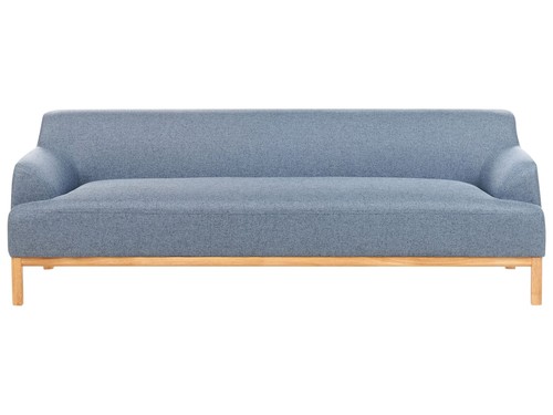 Sitzer sofa stoffbezug blau - 3-sitzer,