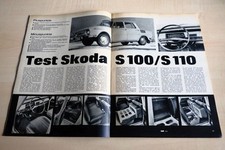 MOT 06/1970 Skoda S 100 mit 39PS besser als...?