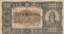 Ungarn Hungary 1000 Korona