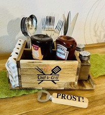 Grillbox Grillen Tischdeko